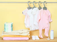 Μωρό Φροντίδα των παιδικών ρούχων 
