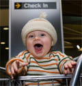 baby airportcheckin