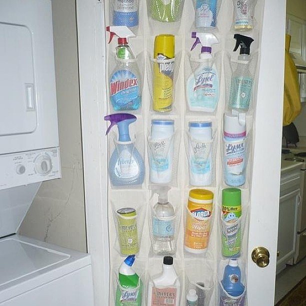 Use-Shoe-Organizer-Cleaning-Supplies 1