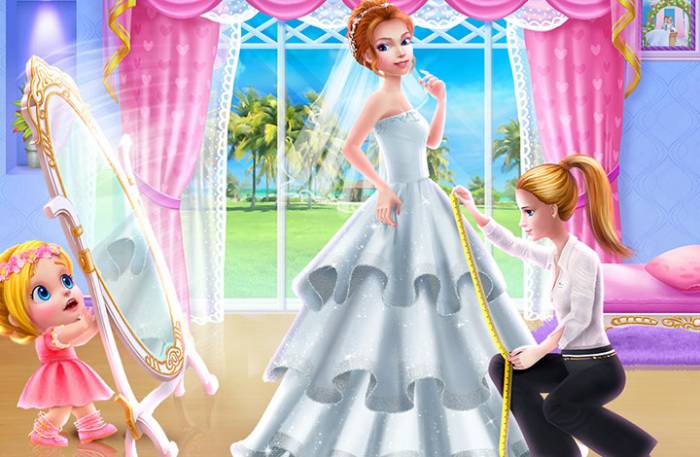 Παιχνίδια για κορίτσια με ντύσιμο: Γκλαμουράτος γάμος
