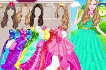 Παιχνίδια για κορίτσια με ντύσιμο: Barbie modern princess dress up