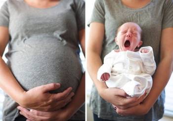 Εγκυμοσύνη πριν και μετα (φωτογραφίες)