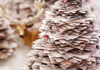 Χριστουγεννιάτικο δένδρο από χαρτιά